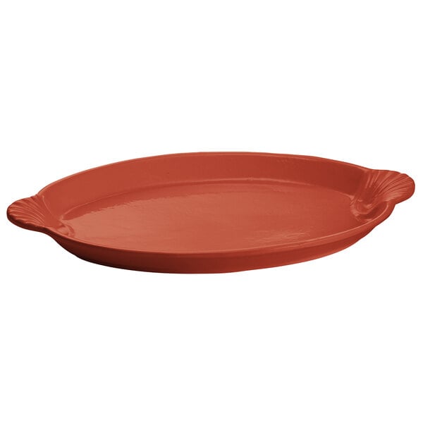 Tablecraft CW3030CP 20" x 14" Copper Cast Serving Platter – item 8083030DCP