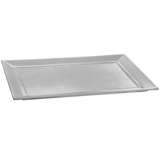 Tablecraft CW3620GY 15" x 18" Gray Cast Serving Platter – item 8083620DGY