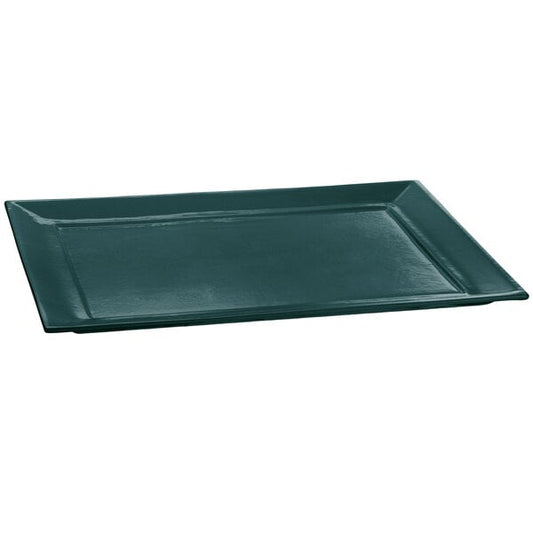 Tablecraft CW3620HGN 15" x 18" Hunter Green Serving Platter – item 8083620DHGN