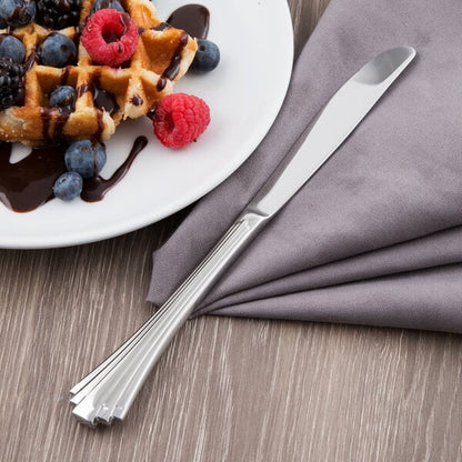 Libbey 213 5502 Baguette 9 3/4" Heavy Fluted Dinner Knife – item 9592135502 image 2