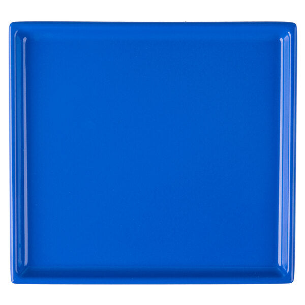 Tablecraft CW2116CBL 7" x 6 1/2" Cobalt Serving Platter – item 8082116CBL