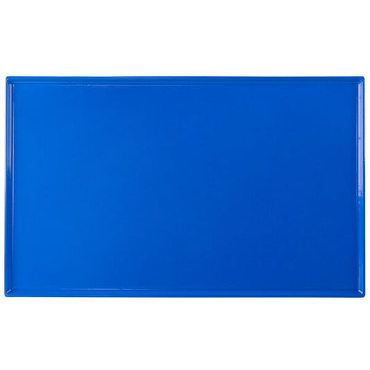 Tablecraft CW2111CBL 21" x 12 7/8" Cobalt Serving Platter – item 8082111CBL