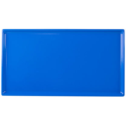 Tablecraft CW2114CBL 12 7/8" x 7" Cobalt Serving Platter – item 8082114CBL