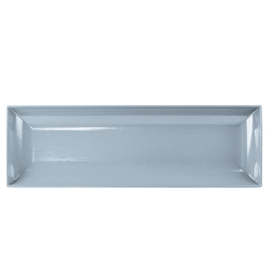 Tablecraft CW11047GY 25" x 8" Gray Cast Serving Platter – item 80811047GY