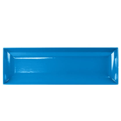 Tablecraft CW11047SBL 25" x 8" Sky Blue Serving Platter – item 80811047SBL