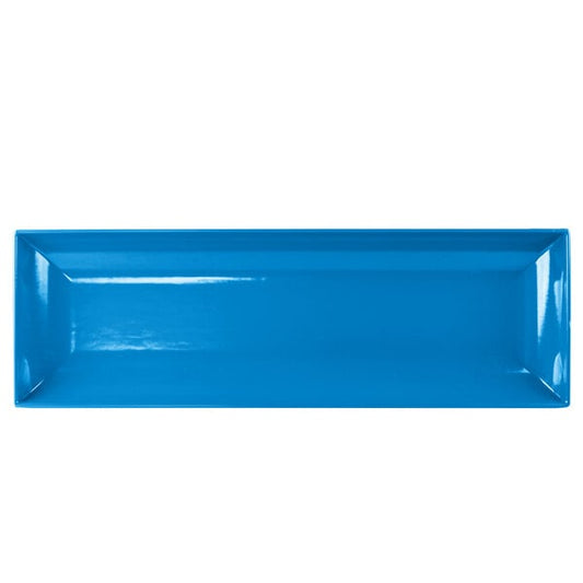 Tablecraft CW11047SBL 25" x 8" Sky Blue Serving Platter – item 80811047SBL