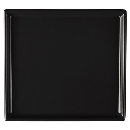 Tablecraft CW2116BK 7" x 6 1/2" Black Cast Serving Platter – item 8082116BK