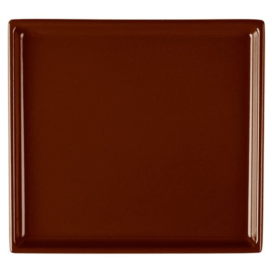 Tablecraft CW2116BR 7" x 6 1/2" Brown Cast Serving Platter – item 8082116BR