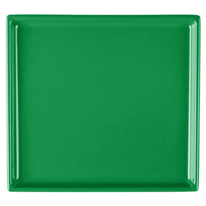 Tablecraft CW2116GN 7" x 6 1/2" Green Cast Serving Platter – item 8082116GN
