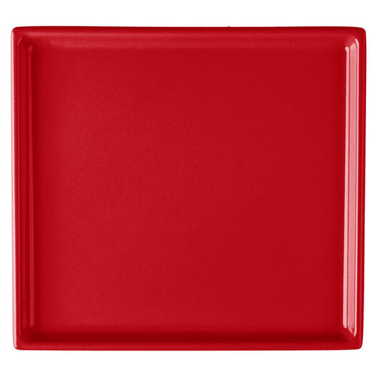 Tablecraft CW2116R 7" x 6 1/2" Red Cast Serving Platter – item 8082116R