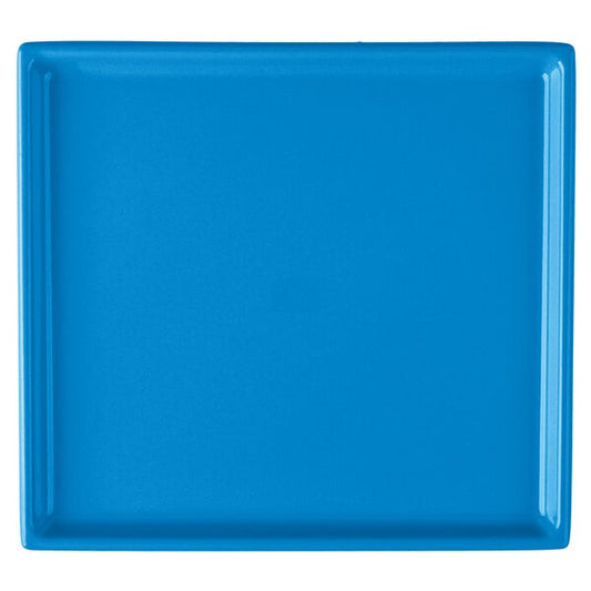 Tablecraft CW2116SBL 7" x 6 1/2" Sky Blue Serving Platter – item 8082116SBL