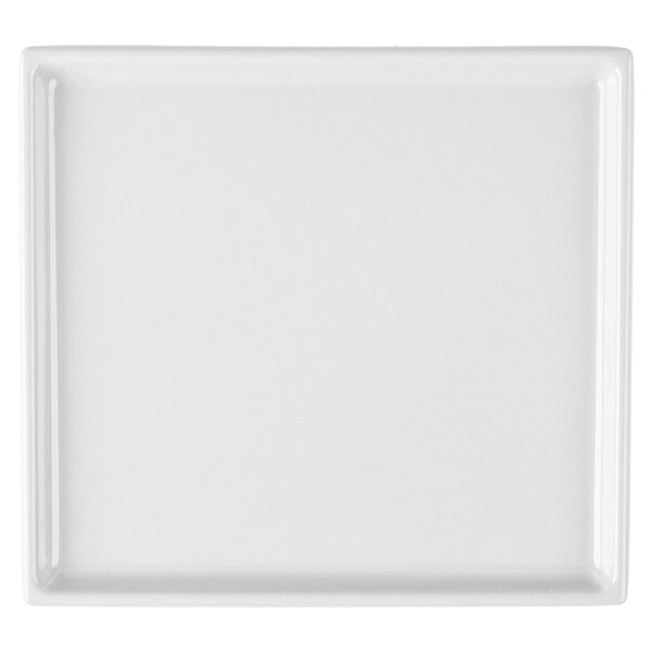 Tablecraft CW2116W 7" x 6 1/2" White Cast Serving Platter – item 8082116W