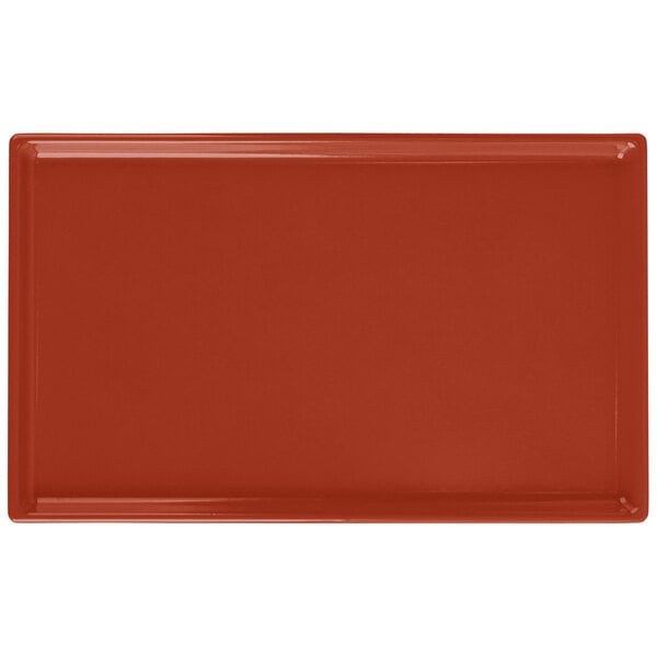 Tablecraft CW2115CP 10 1/2" x 6 1/2" Copper Serving Platter – item 8082115CP
