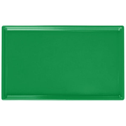 Tablecraft CW2115GN 10 1/2" x 6 1/2" Green Serving Platter – item 8082115GN