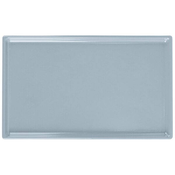 Tablecraft CW2115GY 10 1/2" x 6 1/2" Gray Serving Platter – item 8082115GY