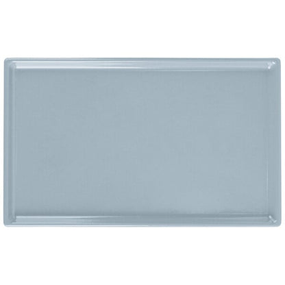 Tablecraft CW2115GY 10 1/2" x 6 1/2" Gray Serving Platter – item 8082115GY