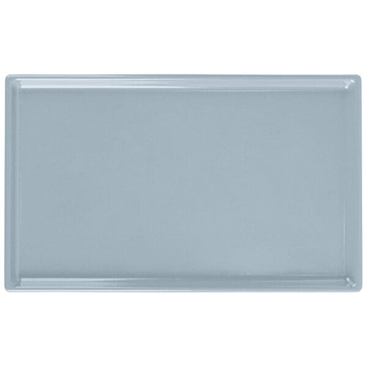 Tablecraft CW2115GY 10 1/2" x 6 1/2" Gray Serving Platter – item 8082115GY