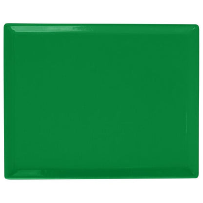 Tablecraft CW2104GN 8 1/2" x 6 3/4" Green Serving Platter – item 8082104GN