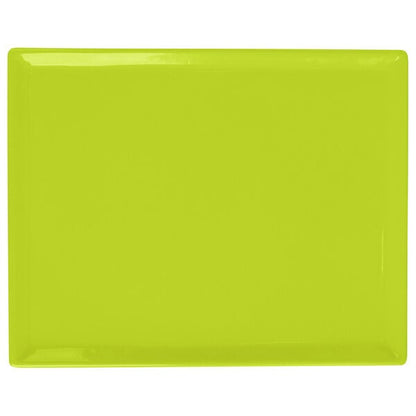 Tablecraft CW2104LG 8 1/2" x 6 3/4" Lime Serving Platter – item 8082104LG