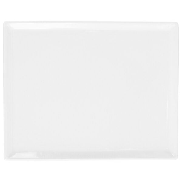 Tablecraft CW2104W 8 1/2" x 6 3/4" White Serving Platter – item 8082104W