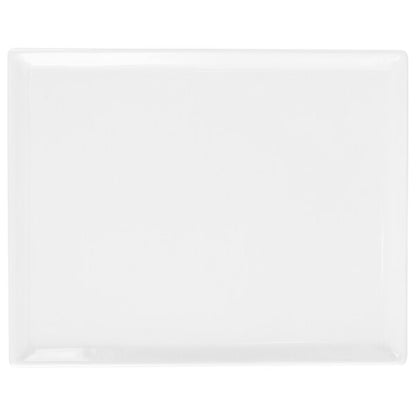 Tablecraft CW2104W 8 1/2" x 6 3/4" White Serving Platter – item 8082104W