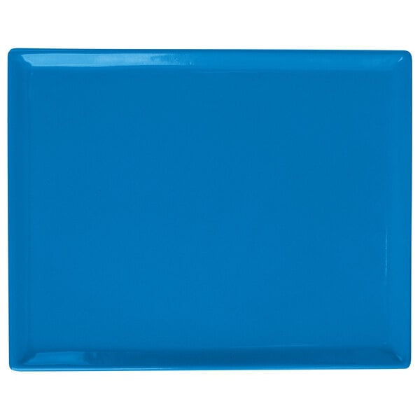 Tablecraft CW2104SBL 8 1/2" x 6 3/4" Sky Serving Platter – item 8082104SBL