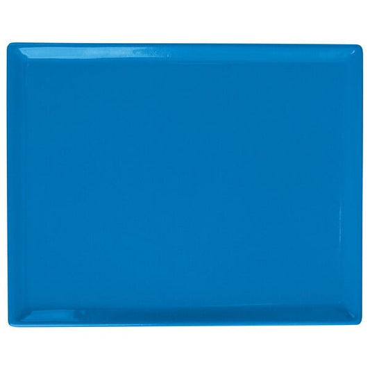 Tablecraft CW2104SBL 8 1/2" x 6 3/4" Sky Serving Platter – item 8082104SBL
