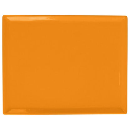 Tablecraft CW2104X 8 1/2" x 6 3/4" Orange Serving Platter – item 8082104X