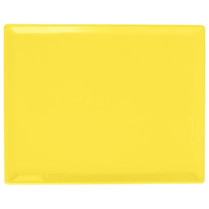Tablecraft CW2104Y 8 1/2" x 6 3/4" Yellow Serving Platter – item 8082104Y