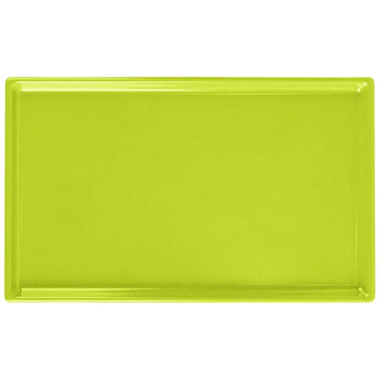 Tablecraft CW2115LG 10 1/2" x 6 1/2" Lime Serving Platter – item 8082115LG
