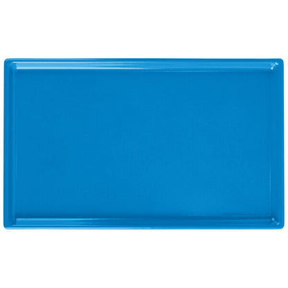 Tablecraft CW2115SBL 10 1/2" x 6 1/2" Sky Serving Platter – item 8082115SBL