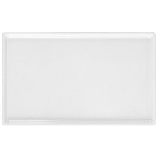 Tablecraft CW2115W 10 1/2" x 6 1/2" White Serving Platter – item 8082115W
