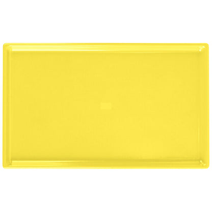 Tablecraft CW2115Y 10 1/2" x 6 1/2" Yellow Serving Platter – item 8082115Y