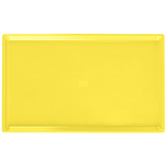 Tablecraft CW2115Y 10 1/2" x 6 1/2" Yellow Serving Platter – item 8082115Y