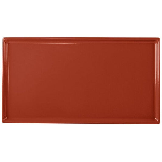 Tablecraft CW2114CP 12 7/8" x 7" Copper Serving Platter – item 8082114CP