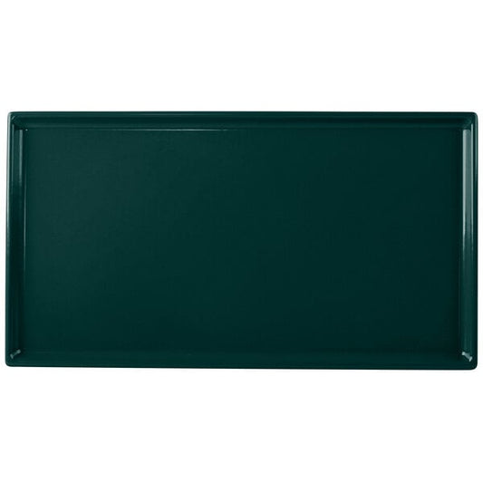 Tablecraft CW2114HGN 12 7/8" x 7" Hunter Serving Platter – item 8082114HGN