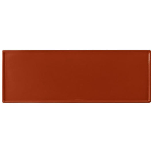 Tablecraft CW2107CP 19 1/2" x 6 7/8" Copper Serving Platter – item 8082107CP