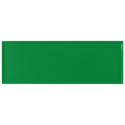 Tablecraft CW2107GN 19 1/2" x 6 7/8" Green Serving Platter – item 8082107GN