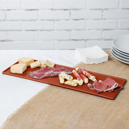 Tablecraft CW2107CP 19 1/2" x 6 7/8" Copper Serving Platter – item 8082107CP image 2