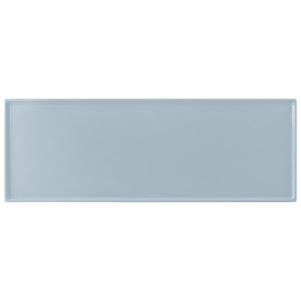 Tablecraft CW2107GY 19 1/2" x 6 7/8" Gray Serving Platter – item 8082107GY