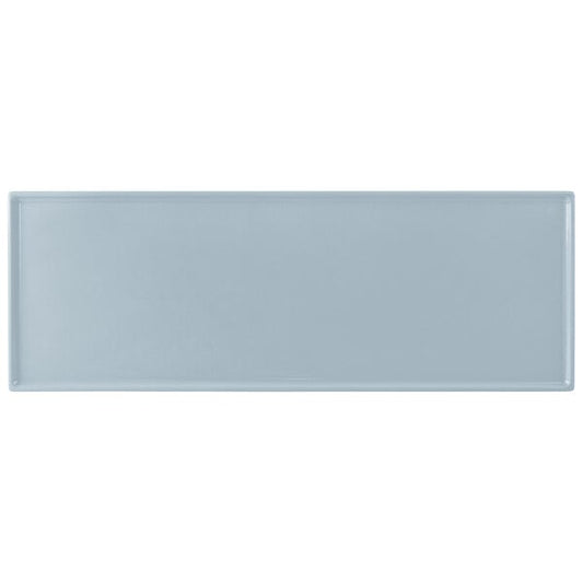 Tablecraft CW2107GY 19 1/2" x 6 7/8" Gray Serving Platter – item 8082107GY