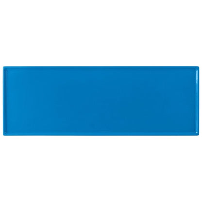 Tablecraft CW2107SBL 19 1/2" x 6 7/8" Sky Serving Platter – item 8082107SBL