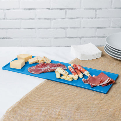 Tablecraft CW2107SBL 19 1/2" x 6 7/8" Sky Serving Platter – item 8082107SBL image 2