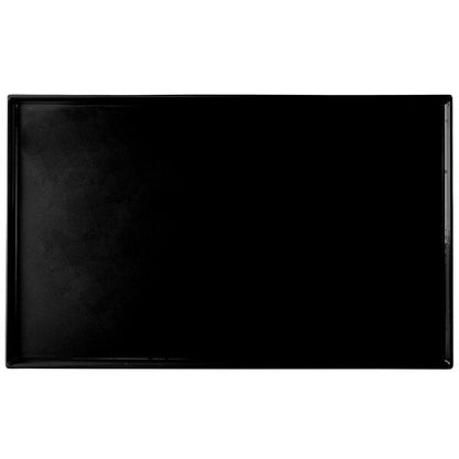 Tablecraft CW2111BK 21" x 12 7/8" Black Serving Platter – item 8082111BK