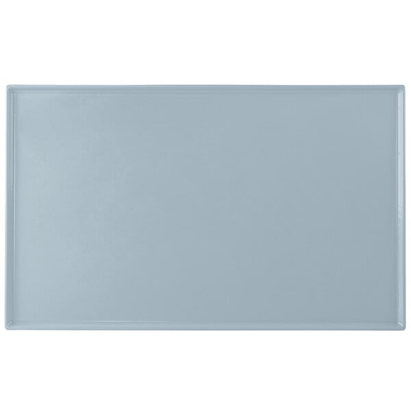 Tablecraft CW2111GY 21" x 12 7/8" Gray Cast Serving Platter – item 8082111GY