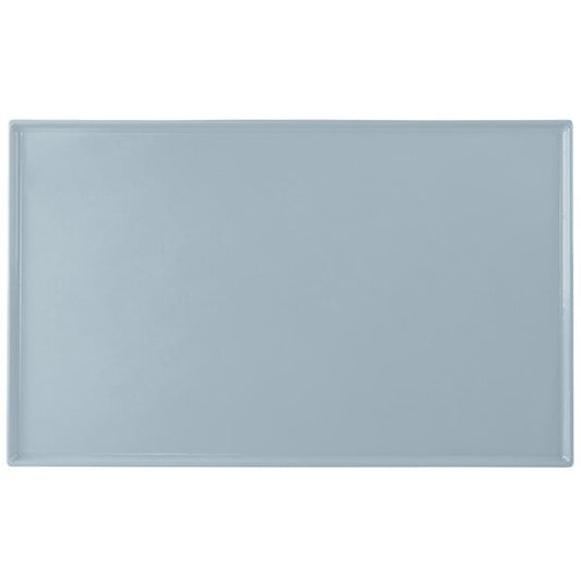 Tablecraft CW2111GY 21" x 12 7/8" Gray Cast Serving Platter – item 8082111GY