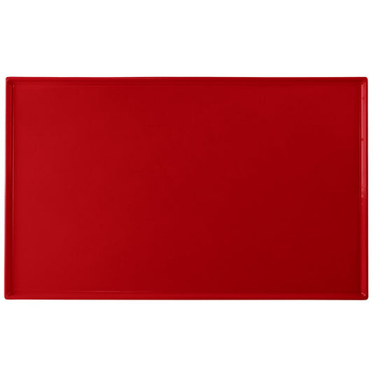 Tablecraft CW2111R 21" x 12 7/8" Red Cast Serving Platter – item 8082111R