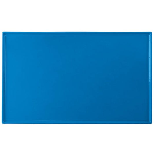 Tablecraft CW2111SBL 21" x 12 7/8" Sky Blue Serving Platter – item 8082111SBL