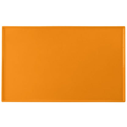 Tablecraft CW2111X 21" x 12 7/8" Orange Serving Platter – item 8082111X