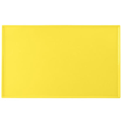 Tablecraft CW2111Y 21" x 12 7/8" Yellow Serving Platter – item 8082111Y